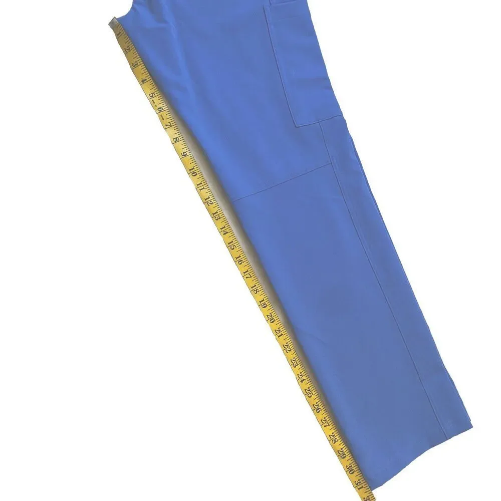 Figs Axim 2.0 Cargo Scrub Pants Ceil Blue Size Medium